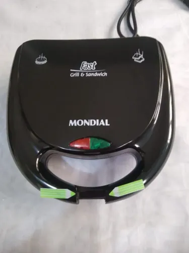 SANDUICHEIRA MONDIAL FAST GRILL 750W 220VOLTS ( LER DESCRIÇÃO )