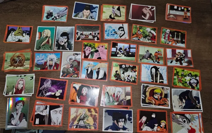 Lote 80 Cromos Naruto Clássico Panini 2025 (com brilhantes)