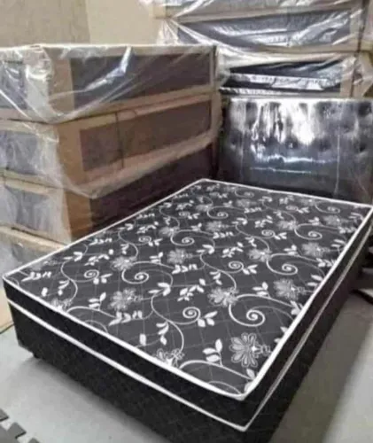 CAMA BOX CASAL CONFORTAVEL E RESITENTE -GARANTA A SUA