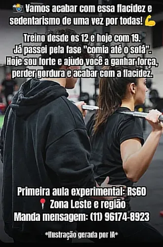 Te ajudo a treinar - personal trainer informal