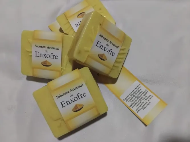 Sabonete Artesanal de enxofre 
