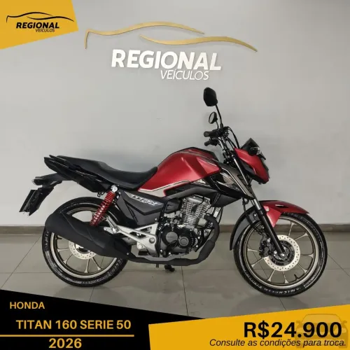 HONDA CG TITAN 160 SERIE 50 ANOS PRATICAMENTE ZERA.<br>