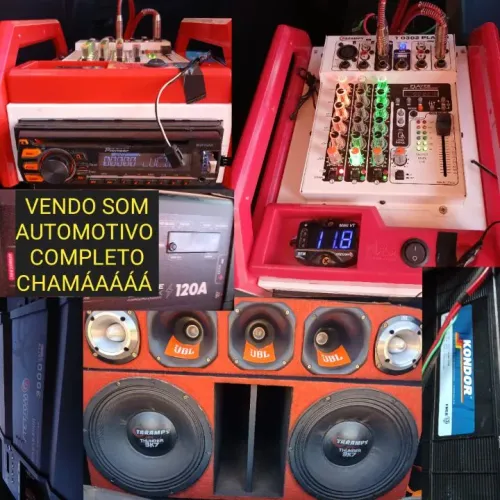 VENDO SOM COMPLETO AUTOMOTIVO TOP