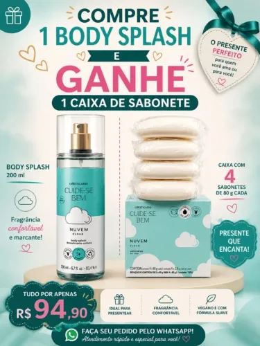 Kit Desodorante e Sabonetes - O Boticário