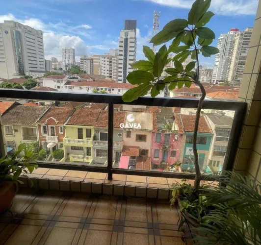 Apartamento para aluguel no Gonzaga em Santos.