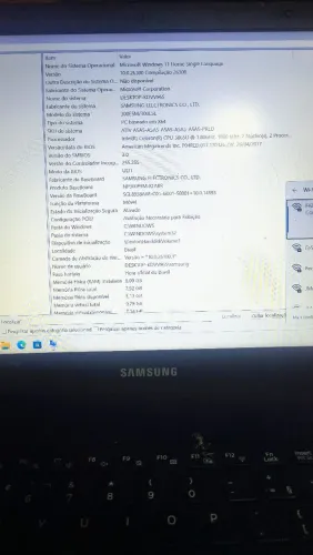 Notebook Samsung 15.6