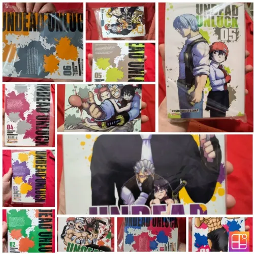 Undead unluck mangá Vol. 1 ao 12