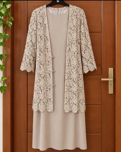 Vestido de festa de renda gripir