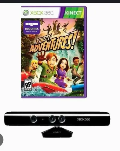 Jogo Kinect Adventures + Kinect original novo Xbox 360