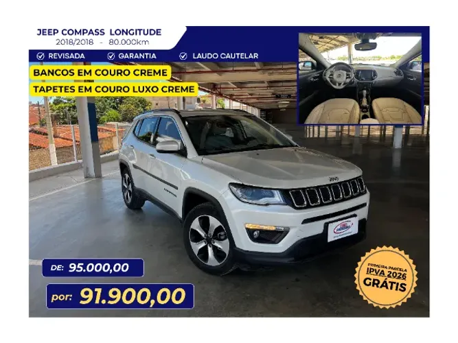 Jeep Compass Longitude 2.0 4X2 Flex 16V Aut. 2018