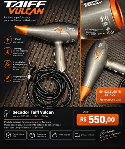 Secador de cabelo