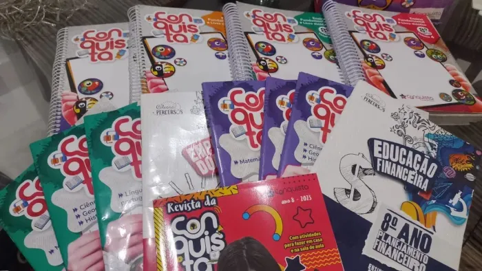 Kit completo editora conquista 8° ano