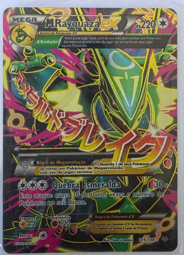 Carta Rara Pokémon MRayquaza EX