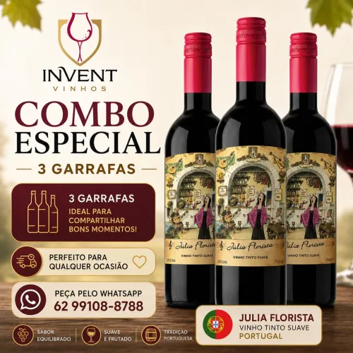 Vinho Julia Florista Tinto Português