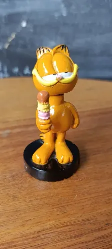 ESTÁTUA GARFIELD BOBBLEHEAD SEMAX EM POLIRESINA. FABRICADO PELA SEMAX 10 CM