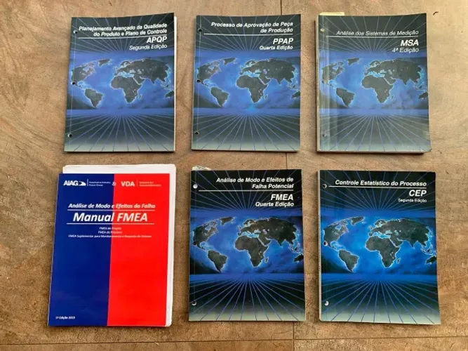 Manuais AIAG: CEP, MSA, PPAP, FMEA, APQP