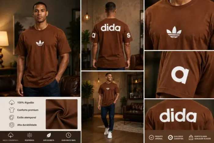 CAMISETA OVERSIZED PREMIUM 100% ALGODÃO  - TAMANHO: G