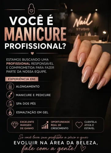 Vagas para manicure.