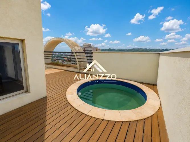 Cobertura com 105m² no Centro em Ribeirão Preto/SP. Alianzzo Imóveis.