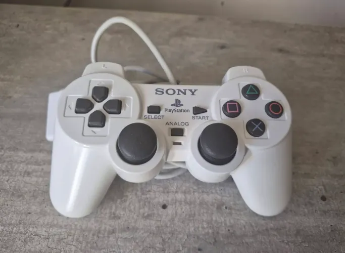 Controle Ps2 branco funcionando 100%
