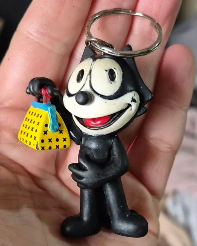 Chaveiro Gato Félix anos 80