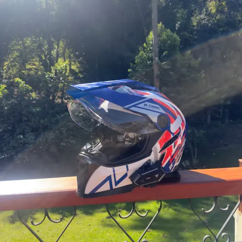 Capacete Bieffe B-Trail Tam 60 + Fone Bluetooth Y20 de brinde