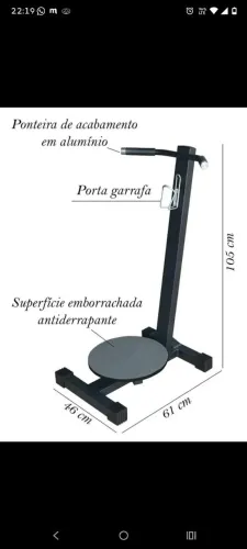 Aparelho abdominal Twister profissional