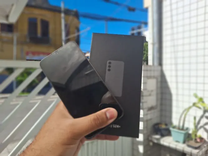 SAMSUNG S24 PLUS - 256gb<br>Preto | Memória 256gb | Ram 12gb<br>Preto | Memória 256gb | Ram 12gb