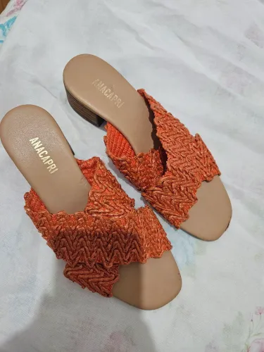 Tamanco ANACAPRI Laranja