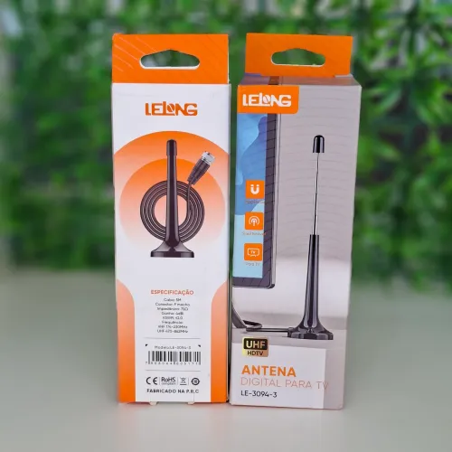 Antena tv HD digital 5 metros - entrega em slz e região