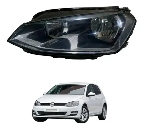 Farol Esquerdo Volkswagen Golf Mk7 2014 A 2018 Esquerdo/motorista
