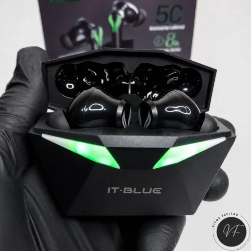 Fone Gamer Bluetooth It-blue | Entrega Grátis em VCA