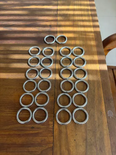 Argola para cortina varão