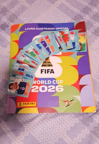 Álbum da copa 2026 semi-completo