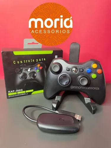 Controle Gamer Xbox Sem Fio Wireless Compatível XBOX-360 PC Android Tv Smart Samsung Cor P