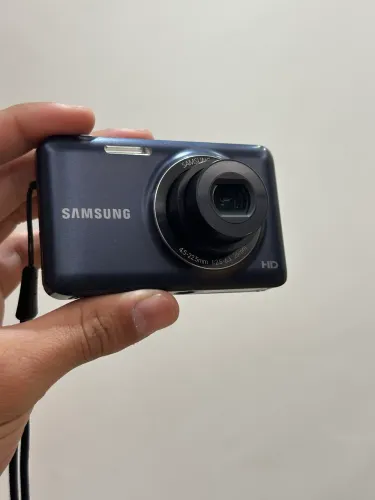 câmera digital estilo cybershot samsung es95 16.1mp azul