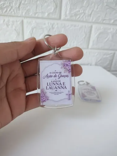 Chaveiro personalizado lembrancinha