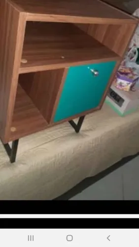 Mesa cabeceira mdf semi novo estado de novo 