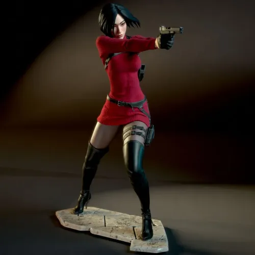 Figure/Estátua da Ada Wong de Resident evil em Resina 