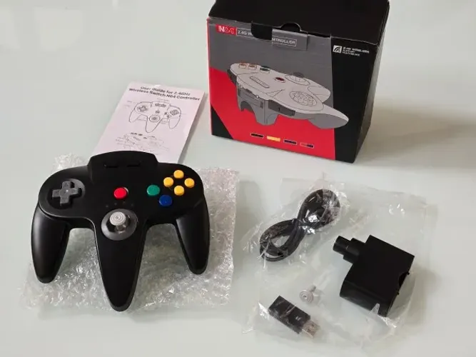 Controle Bluetooth Nintendo 64 Switch e PC