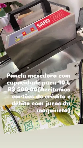 Panela mexedora 10 litros
