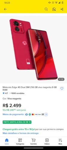 Moto Edge 40 256GB