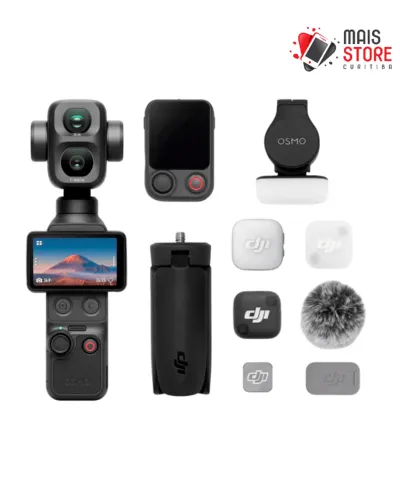 Câmera Dji Osmo Pocket 4P Vlog Combo - Lacrado na caixa