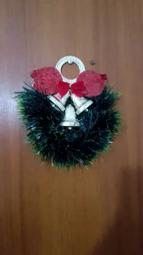 Enfeite de porta natalino artesanal 1