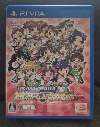 Jogo PSVITA The Idolmaster: Must Songs Red Version (Japonês)