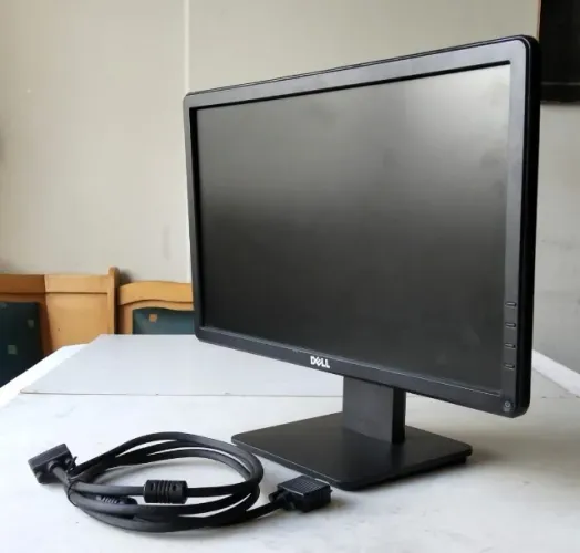 Monitor LED 18,5 Polegadas - Dell (Modelo E1914Hc) - Usado - Funcionando