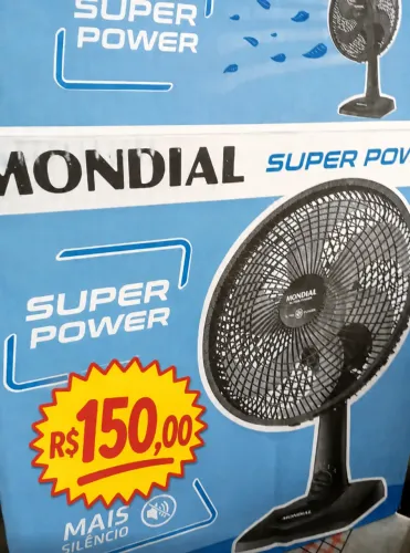 Ventilador mondial (NOVO, LACRADO). 30cm. Novo na caixa. pronta entrega. Entregamos.