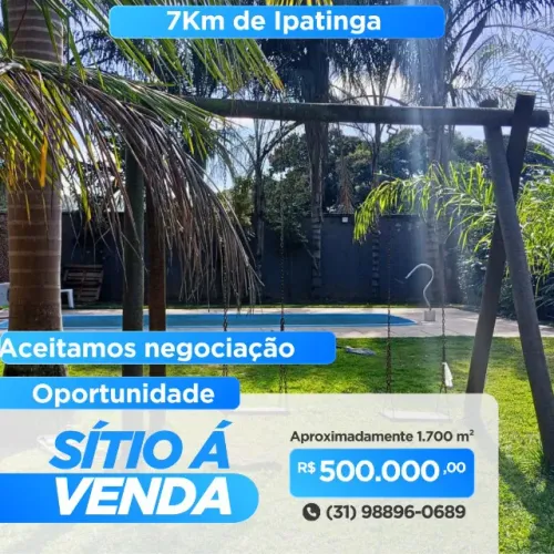 Sítio completo à venda, perfeito para morar, lazer ou eventos!