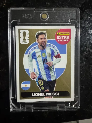 Figurinha Messi Ouro