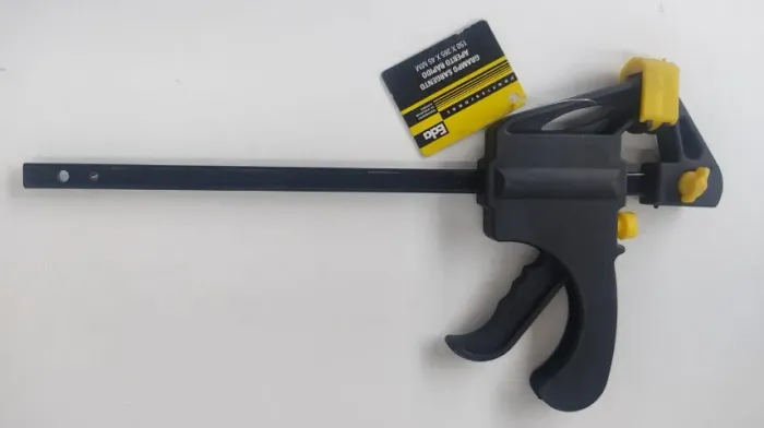 Grampo Sargento Eda Tipo F Aperto Rápido 150x265x45 mm Aço